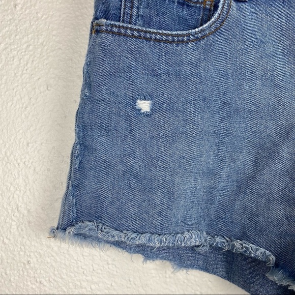 RVCA Boyfriend Distressed Denim Shorts size 30 - Picture 14 of 14